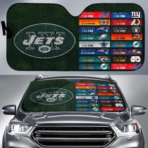 New York Jets Car Auto Sun Shade