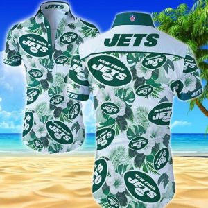 New York Jets Hawaiian Shirt Summer Button Up