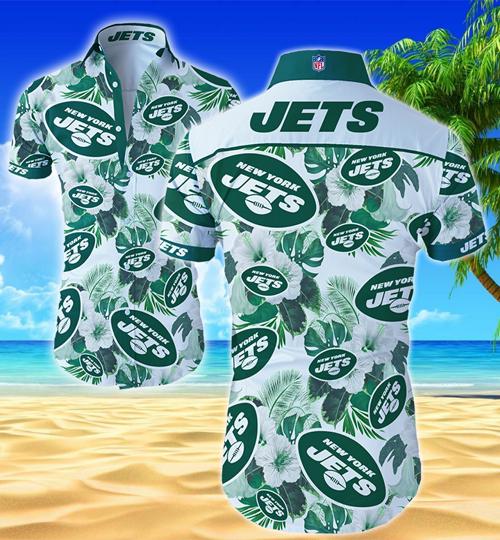 New York Jets Hawaiian Shirt Summer Button Up