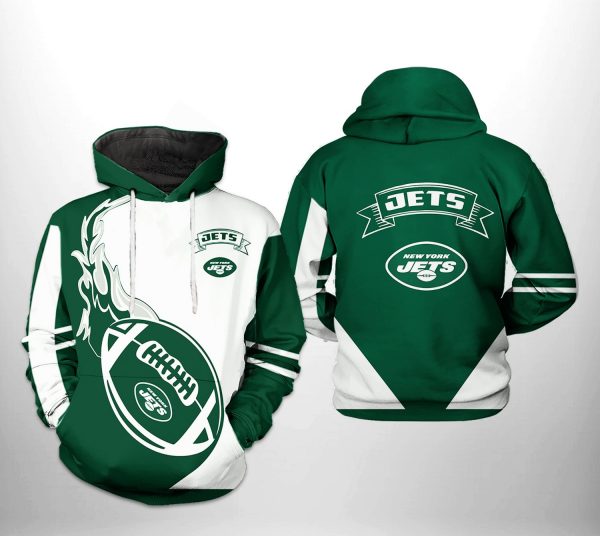 New York Jets NFL Classic 3D Printed Hoodie/Zipper Hoodie