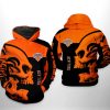 New York Knicks NBA Skull Team 3D Printed Hoodie/Zipper Hoodie