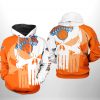 New York Knicks NBA Team Skull 3D Printed Hoodie/Zipper Hoodie