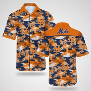 New York Mets Hawaiian Shirt Summer Button Up