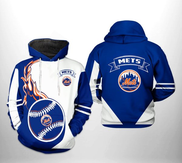 New York Mets MLB Classic 3D Printed Hoodie/Zipper Hoodie