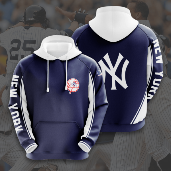 New York Yankees American Football 3D Printed Hoodie/Zipper Hoodie