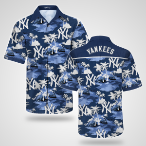 New York Yankees Hawaiian Shirt Summer Button Up
