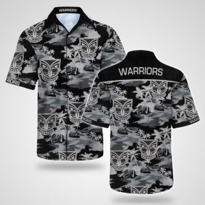 New Zealand Warriors Hawaiian Shirt Summer Button Up
