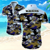 Nfl Baltimore Ravens Hawaiian Shirt Summer Button Up