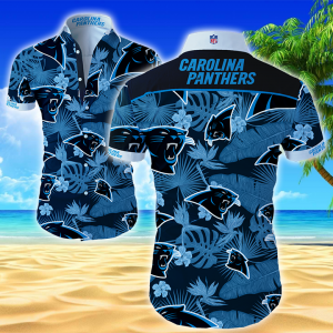 Nfl Carolina Panthers Hawaiian Shirt Summer Button Up