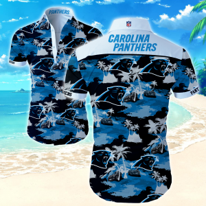 Nfl Carolina Panthers Hawaiian Shirt Summer Button Up