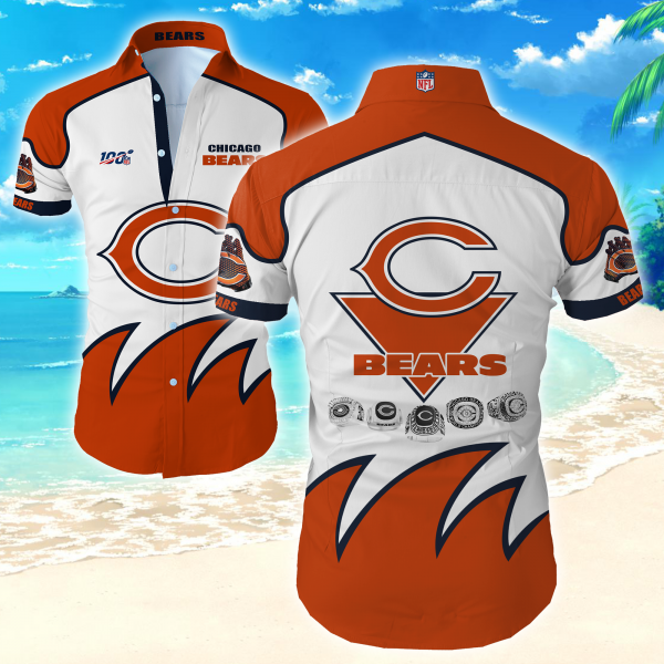 Nfl Chicago Bears Hawaiian Shirt Summer Button Up