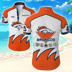 Nfl Denver Broncos Hawaiian Shirt Summer Button Up