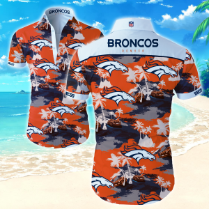 Nfl Denver Broncos Hawaiian Shirt Summer Button Up