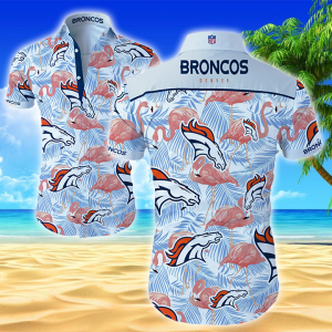 Nfl Denver Broncos Hawaiian Shirt Summer Button Up