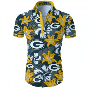 Nfl Green Bay Packers Hawaiian Shirt Summer Button Up