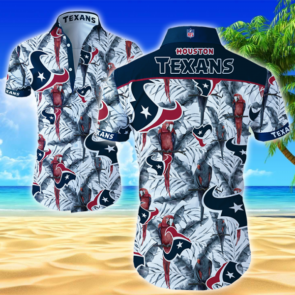 Nfl Houston Texans Hawaiian Shirt Summer Button Up
