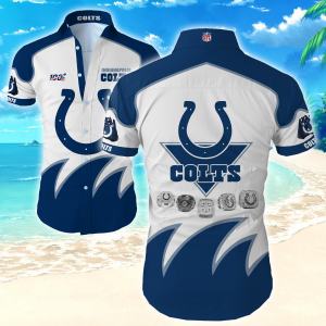 Nfl Indianapolis Colts Hawaiian Shirt Summer Button Up
