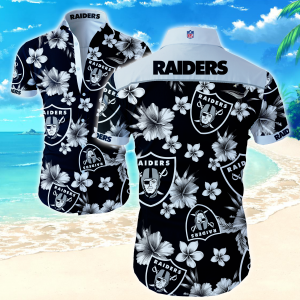 Nfl Las Vegas Raiders Hawaiian Shirt Summer Button Up