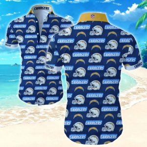 Nfl Los Angeles Chargers Hawaiian Shirt Summer Button Up