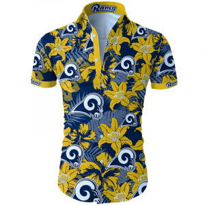 Nfl Los Angeles Rams Hawaiian Shirt Summer Button Up