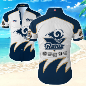 Nfl Los Angeles Rams Hawaiian Shirt Summer Button Up