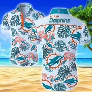 Nfl Miami Dolphins Hawaiian Shirt Summer Button Up