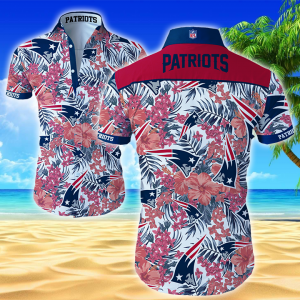 Nfl New England Patriots Hawaiian Shirt Summer Button Up