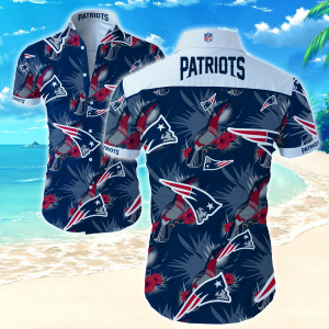 Nfl New England Patriots Hawaiian Shirt Summer Button Up