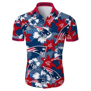 Nfl New England Patriots Hawaiian Shirt Summer Button Up