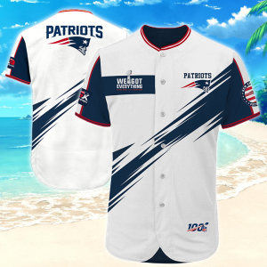 Nfl New England Patriots National Football League Hawaiian Shirt Summer Button Up