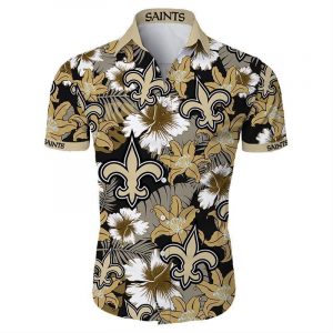 Nfl New Orleans Saints Hawaiian Shirt Summer Button Up