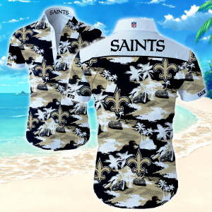 Nfl New Orleans Saints Hawaiian Shirt Summer Button Up