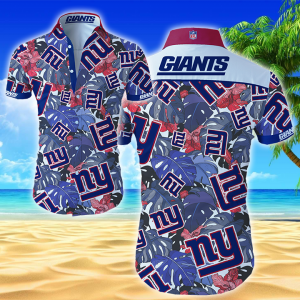 Nfl New York Giants Hawaiian Shirt Summer Button Up