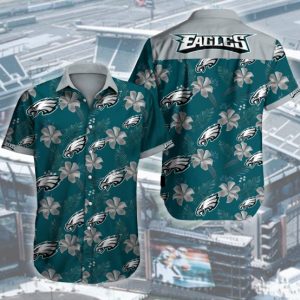 Nfl Philadelphia Eagles Hawaiian Shirt Summer Button Up