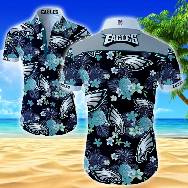 Nfl Philadelphia Eagles Hawaiian Shirt Summer Button Up