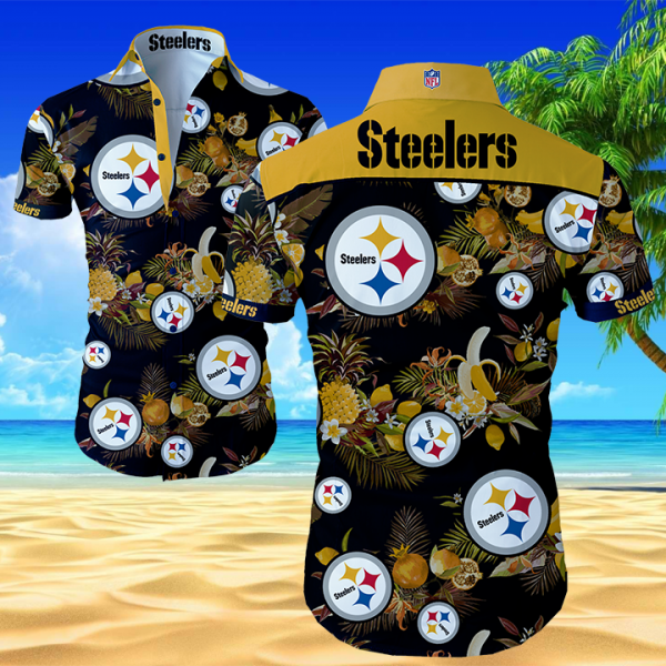 Nfl Pittsburgh Steelers Hawaiian Shirt Summer Button Up