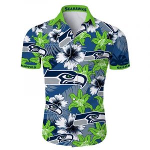 Nfl Seattle Seahawks Hawaiian Shirt Summer Button Up