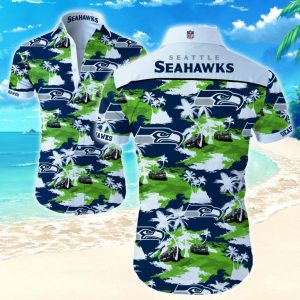 Nfl Seattle Seahawks Hawaiian Shirt Summer Button Up