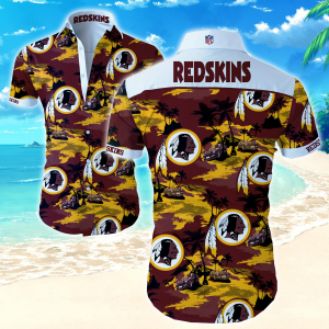 Nfl Washington Redskins Hawaiian Shirt Summer Button Up