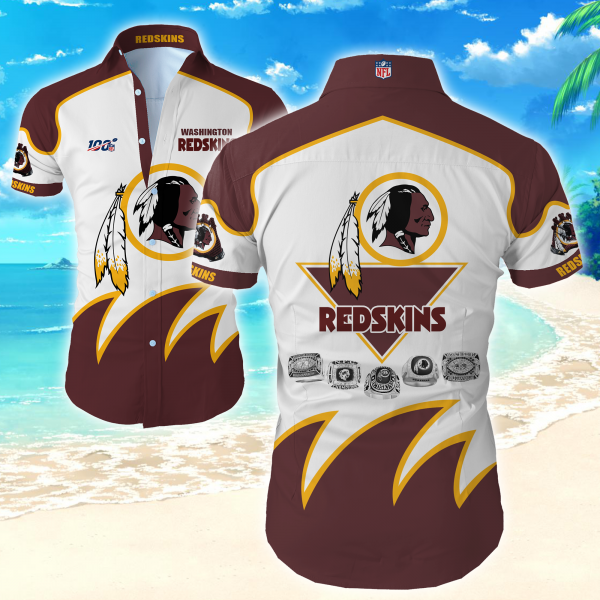 Nfl Washington Redskins Hawaiian Shirt Summer Button Up
