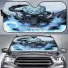 Night King And Ice Dragon Car Auto Sun Shade