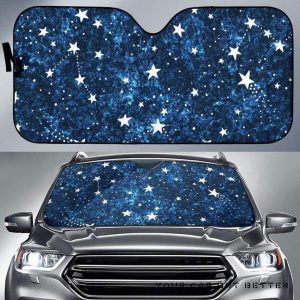 Night Sky Star Pattern Car Auto Sun Shade