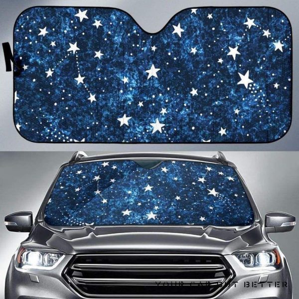 Night Sky Star Pattern Car Auto Sun Shade