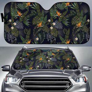 Night Tropical Hawaii Car Auto Sun Shade