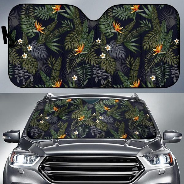 Night Tropical Hawaii Car Auto Sun Shade