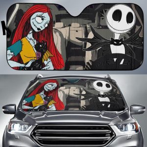 Nightmare Before Christmas Driving Car Car Auto Sun Shade