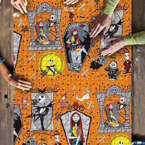 Nightmare Orange Jigsaw Puzzle Set