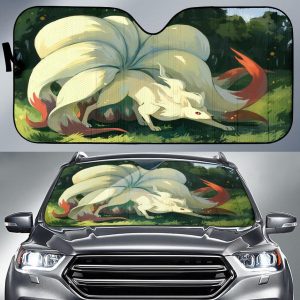 Ninetails Pokemon Car Auto Sun Shade