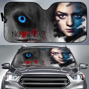 Not Today Arya Starks Movie Car Auto Sun Shade