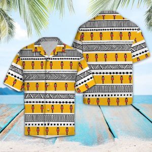 Nutcracker Pattern Hawaiian Shirt Summer Button Up